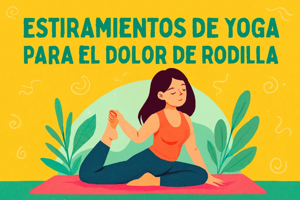 Estiramientos de yoga dolor rodilla