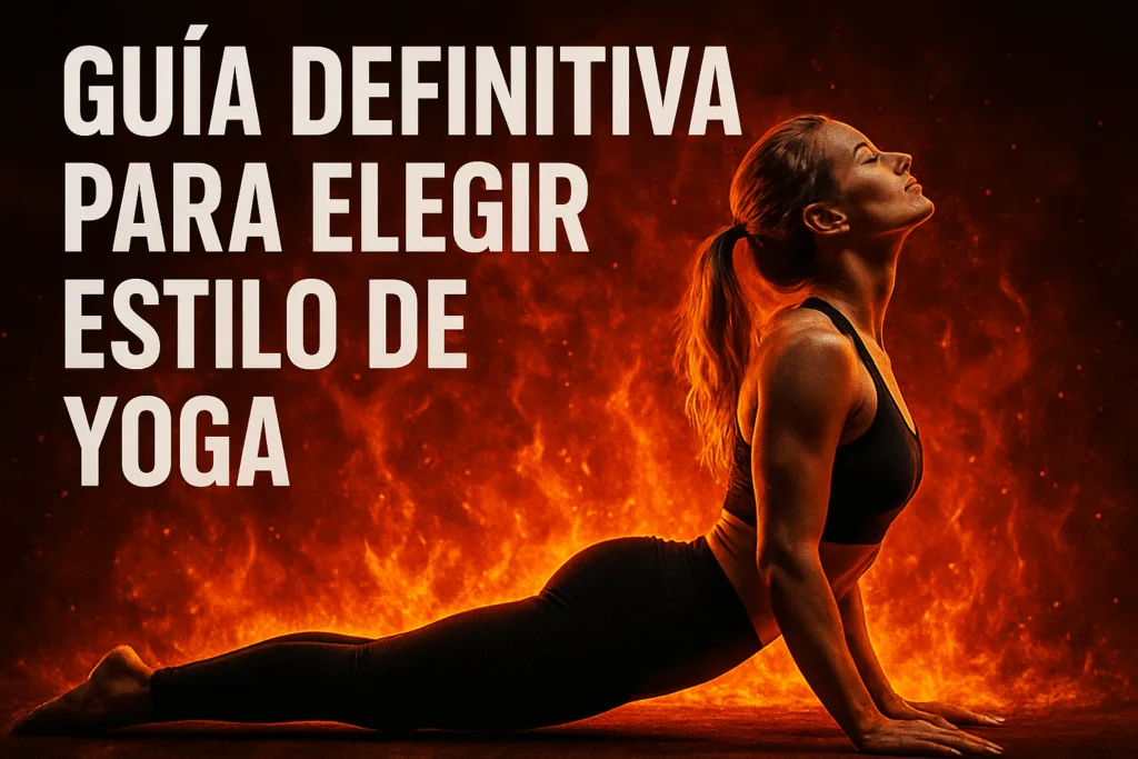 Guia para elegir estilo de yoga