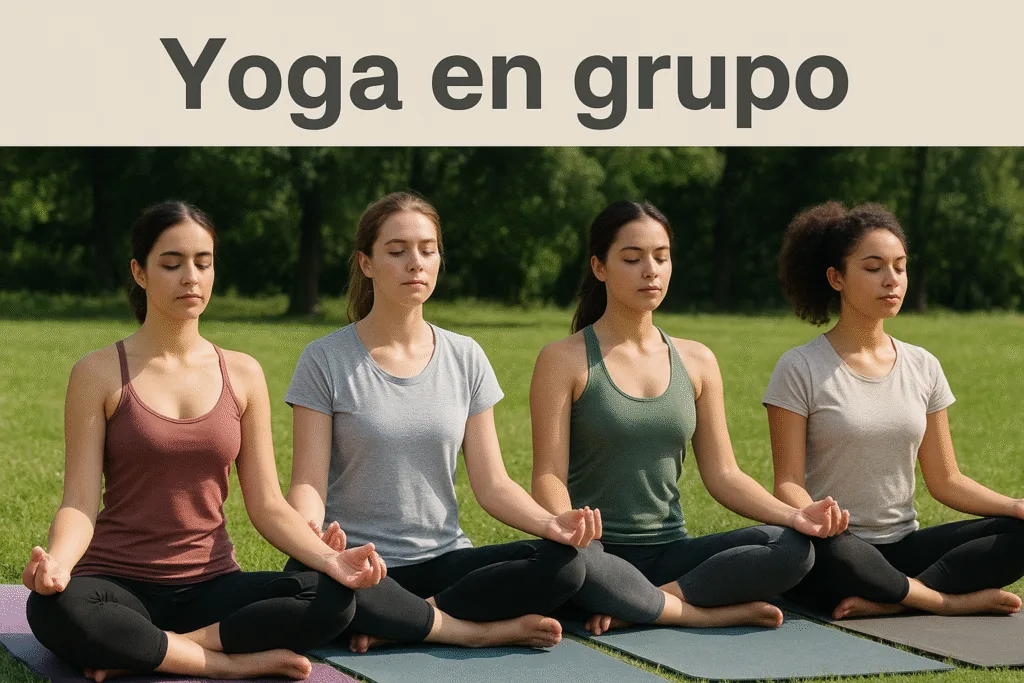 Yoga en grupo beneficios